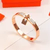Luxury brand designer bangle bracelet designer jewelry 18k gold plated bracelets for womens Wedding Party jewelry gift bracelets