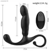 Vibrazione flessionale Vibratore anale Massaggio prostatico Butt Plug Stimolatore della prostata Ritardo Eiaculazione Anello del pene Dildo Giocattoli del sesso Gay L230518