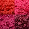 Fiori decorativi 5 5 cm Petali di rosa Decorazione di nozze Fiore artificiale romantico Foglie Fidanzamento Forniture da sposa Accessorio