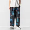 Heren Broek Ruihuo Katoen Linnen Heren Broek Voor Mannen Joggingbroek Mannen Overalls Sweatpant Werkkleding Hip Hop 3XL 2023 Lente