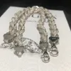 New Fashion Chain Bracciali Test superato 7mm 8mm S925 Sterling Silver Moissanite Diamond Rope Bracciale per uomo Donna Bel regalo