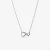 Pandoras Necklace Designer Jewelry Women Original Quality Pendant Necklaces Infinity Necklace Silver Party Jewelry For Women Necklace