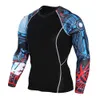 Męskie dresy ściskające pozbawione odzieży sportowe męskie ubrania fitness Gym Zestaw Sports Rajstopy treningowe Szybkie suszenie bieganie Rashguard Tracksuit 230607