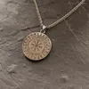 Pendant Necklaces Celt Wolf Viking Letter Men Necklace Scandinavian Amulet Norse Vegvisir Stainless Steel Jewelry