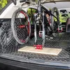 Quadros de bicicleta MUQZI Carry Mount Rack MTB Bicicleta de estrada Liberação rápida através do eixo Garfo Suporte de teto 230607