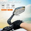 Bike Groupsets Bike Rear View Mirror Reflector Adjustable Rotatable Handlebar Mirror Clear Rearview Electric Scooter Cycling Bicycle Accessorie 230606