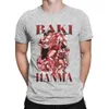 Camisetas masculinas Baki Hanma Camisetas vintage dos anos 90 masculinas Manga Anime Casual Algodão Camiseta Manga curta Camiseta Plus Size Roupas Camisetas Streetwear 230607