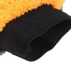 Biltvätthandskar Microfiber Coral Fleece Cleaning Wash Tools Tjock Torka tyg Auto Care Dubbel-ansikte Gloce Cleaning Mitt