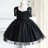 Robes de fille Toddler Girls Tulle Princess Dress 1-5 Enfants Bébé Élégant Mariage Enfants Communion Formelle Soirée Vêtements R230607