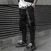 Pantalones Club nocturno DJ cantante cintas hip hop punk rock pantalones cargo calle hiphop harem pantalones hombres negro casual vintage joggers pantalones de chándal