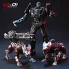 Action Toy Figures Transformation Kill Lockdown VT-01 VT01 With Two Dogs Alloy Metal KO UT R01 Deformed Toys Action Figure Robot Collection Gifts 230607