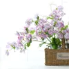 Decorative Flowers Artificial Ornamental Plant Wisteria Vine Flower Linum Perenne False Bonsai Home Office Decorate