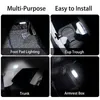 2024 Bil LED Wireless Touching Night Light High Brightness Car Interior Reading Lamp USB Laddning Illumination Mini Light