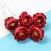 Dekorativa blommor 10st unik visuell effekt vattenfria Handcrafts Faux Rose Head Crafts Accessories Silk Flower Fake