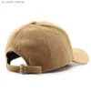 FS 2023 Khaki Beige Cashmere Baseball Cap för män Stylish Japanese Korean Women Hat High Quality Felt Face Caps Casquette Homme L230523