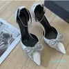 Women sandal dress shoes black leather Evening party Wedding Shoes 35-39