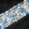 Chaînes Rêve Mixte Bleu Feu Dragon Veines Collier Perles Nature Givre DIY Gemmes Pierre 8mm Charmes Choix Cadeaux