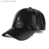 PU Lederen Baseball Cap Eend Tong Shading Hiphop Hoed Mannen en Vrouwen Outdoor Wilde moto gp baseball cap L230523