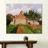 Canvas Artwork Garden at Eragny (исследование) Камилла Писарро рисовать импрессионистское искусство ручной работы