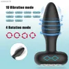 APP vibrateur anal à distance stimulateur rotatif vibrateurs pour hommes gode godemichet anal point G masseur de prostate jouets sexuels pour adulte gay L230518