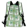 Sacs d'école femmes sac à dos avec plusieurs utilisations sacs à dos tribu lama alpaga Cactus motif femme sac filles voyage