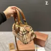 2023 New Fashion Bag Luxury Designer Womens Boston Bag Fashion Versatile Classic Plaid Simple Large Capacity