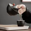 Teapot teepot met theware met houten handgreep SideHandle pot huishouden kung fu oolong filter thee maker creatief aardewerk teaware make thee
