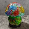 Decorative Objects Figurines Vintage Stained Glass Plant Series Table Lamps Mushroom Snail Octopus Resin Colorful Ornament Desk Home Decoration 15x10x7cm 230607