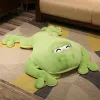 130 cm géant grande grenouille en peluche peluche peluches grenouilles jeter oreiller coussin décor à la maison enfants cadeau d'anniversaire pour garçon grand oeil
