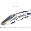 Voiture électrique RC haute vitesse RC Train modèle 2.4G 114 cm une clé pour ouvrir la porte effets sonores télécommande balle 230607