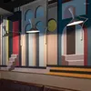Duvar lambaları Fener Acces Ev Luminaria LED Gooseeck için Uzun Dekoratif Öğeler Işık Montajlı