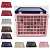 Smyckeslådor Portable Velvet Premium Jewelry Organizer Ring Smycken Pendant Display Storage Box Container Earring Tray Holder Showcase Gift 230606