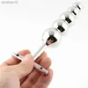 Big Metal Plug Anal Butt Beads Hook Five Balls SM Sex Toys for Women/Men Prostate Massage Gay Dildo Anus Dilator Slave BDSM L230518