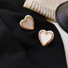 Boucles d'oreilles coeur acrylique pour femmes couleur noire amour Couple cadeaux à la mode coréen Simple mignon romantique bijoux accessoires