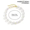 Chains Unique Irregular Baroque Pearl Bead Choker Necklace For Women Wed Bridal Vintage Kpop Clavicle Chain Aesthetic Neck Accessories