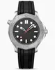 Montre pour hommes montres de créateurs de haute qualité montre avec boîtier de 42mm avec bracelet en caoutchouc montres pour hommes de sport de mer montres à mouvement automatique