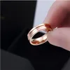 Ring for women color enamel drop glue European and American fashion simple circle titanium steel stainless steel ring for men