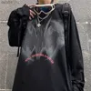 Harajuku Oversize Men Long Sleeve T-Shirt Gothic Black Style Retro Ulzzang Cozy Casual Streetwear Baggy Loose Hip Hop BF Tops L230520