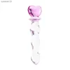 Produits de sexe gay Butt Plug Stimulation anale vaginale Vibrateur Perles Cristal Verre Gode Pénis pour les femmes plug anal Sex Toys L230518