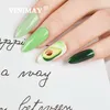 Kits Vinimay Set avokado Set Green Gel Nail Polish UV Nail Gel Lak Primer Soak Off Nail Art Design Lacque Nail Gel Lack Gelpolish