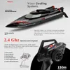 Elektrische RC Boten WLtoys WL916 WL912 A RC Boot 2.4 Ghz 55 KM H Borstelloze Hoge Snelheid Racing Schip 2200 mAh Afstandsbediening Speedboot Speelgoed Voor Jongens 230607