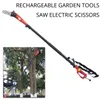 Zaag scie ciseaux électriques taille haute altitude Branches scie télescopique ciseaux électriques arbre fruitier outils de jardin rechargeables