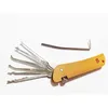 Heta låssmedverktyg Haoshi Tools Fold Lock Pick Gold Color Lock Picks Tools Jackknife Jack Knife Padlock