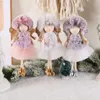 Car Christmas Decorations Crafts Plush Angel Girl Doll Pendant Christmas Tree Pendant Decor Christmas Gift Car Ornament