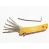 Heta låssmedverktyg Haoshi Tools Fold Lock Pick Gold Color Lock Picks Tools Jackknife Jack Knife Padlock