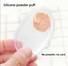 Da DHL Silicone Sponge Transparent Foundation Concealer Makeup Puff Cosmetic Tools Sponge JL0995