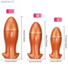 Miękka duża wtyczka tyłka anal analplug Dilator prostaty masażer dildo pochwa masturbatorzy dorośli seksowne zabawki dla mężczyzn kobiety Sexshop L230518