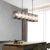 Żyrandole LED sztuka kreatywna postmodernistyczna restauracja restauracja szklana hobby lobby jadalnia lampa lampy wisiorki