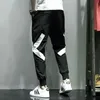 Calça cargo jogadores harém de harém salto de moletom de streetwear japonês rastrear calças de pista de tamanho