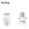 Vattenutrustning EU UK US Plug Energy Saving Timer Programmerbar elektronisk socket Digitala hushållsapparater för hemenheter